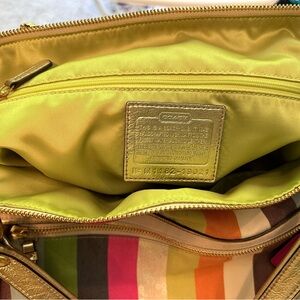 Multicolor Coach purse (used)